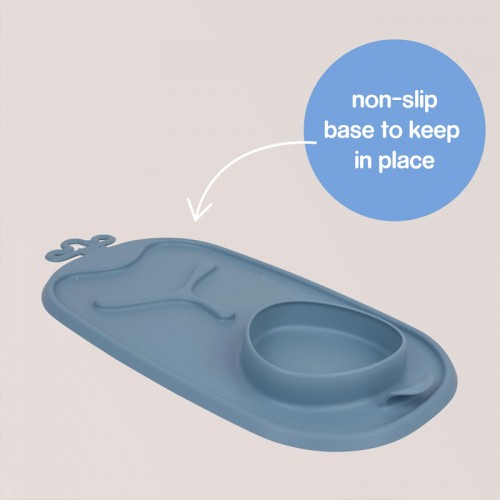 B.Box Roll + Go Mealtime Mat with Spoon | Travel Friendly | 6 months+